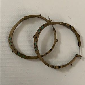 Lucky brand hoop earrings